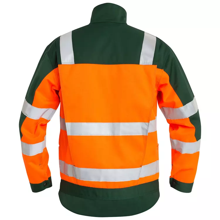 Engel Workwear Engel Arbeitsjacke, Hi-Vis Orange/Grün, Herren – Bild 3
