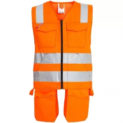 Engel Workwear Engel Werkzeugweste, Hi-vis Orange, Herren