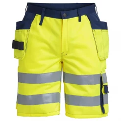 Engel Workwear Engel Handwerkershorts, Gelb/Marine, Herren