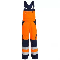 Engel Workwear Engel Light Arbeitslatzhose, Hi-vis Orange/Marine, Herren