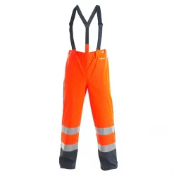 Engel Workwear Engel Regenhose, Hi-vis Orange/Marine, Herren