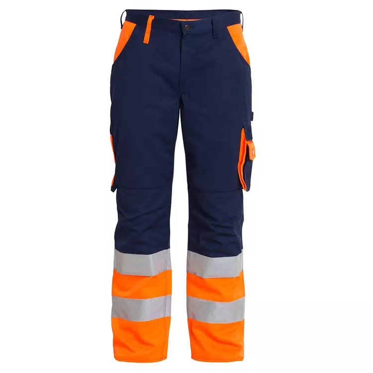 Engel Workwear Engel Arbeitshose, Marine/Orange, Herren