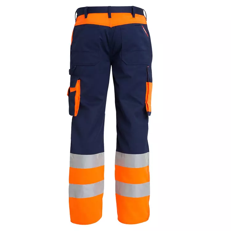 Engel Workwear Engel Arbeitshose, Marine/Orange, Herren – Bild 3