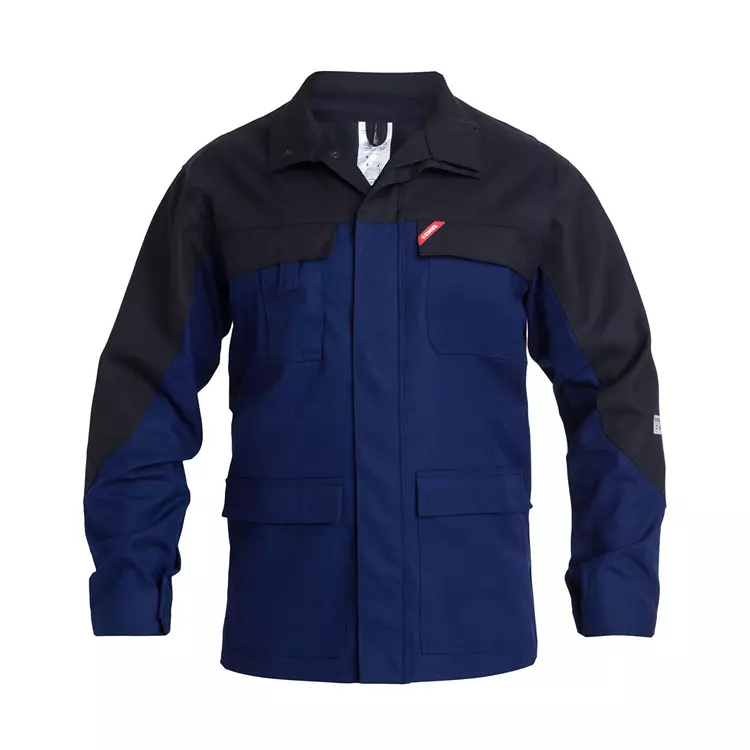 Engel Workwear Engel Safety+ Arbeitsjacke, Azurblau/Grau, Herren – Bild 5