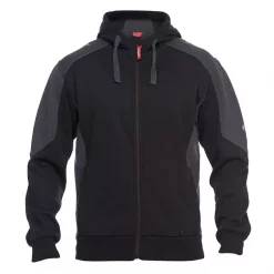 Engel Workwear Engel Galaxy Kapuzenpullover, Schwarz/Anthrazitgrau, Herren