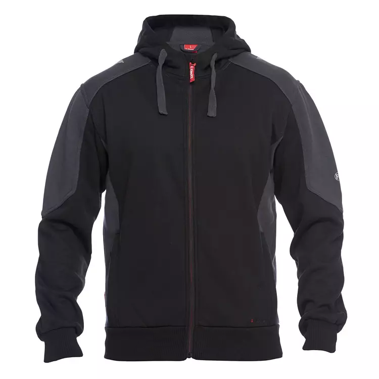 Engel Workwear Engel Galaxy Kapuzenpullover, Weiß/Anthrazitgrau, Herren, Anthrazit/schwarz – Bild 9